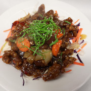 Beef With Orange Sauce